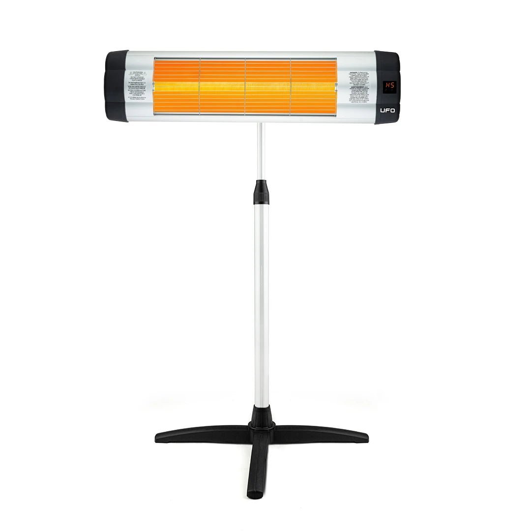 UFO UK - 15 Heater with Telescopic Stand, Adjustable Stand, Remote Control - UFOHEATERS