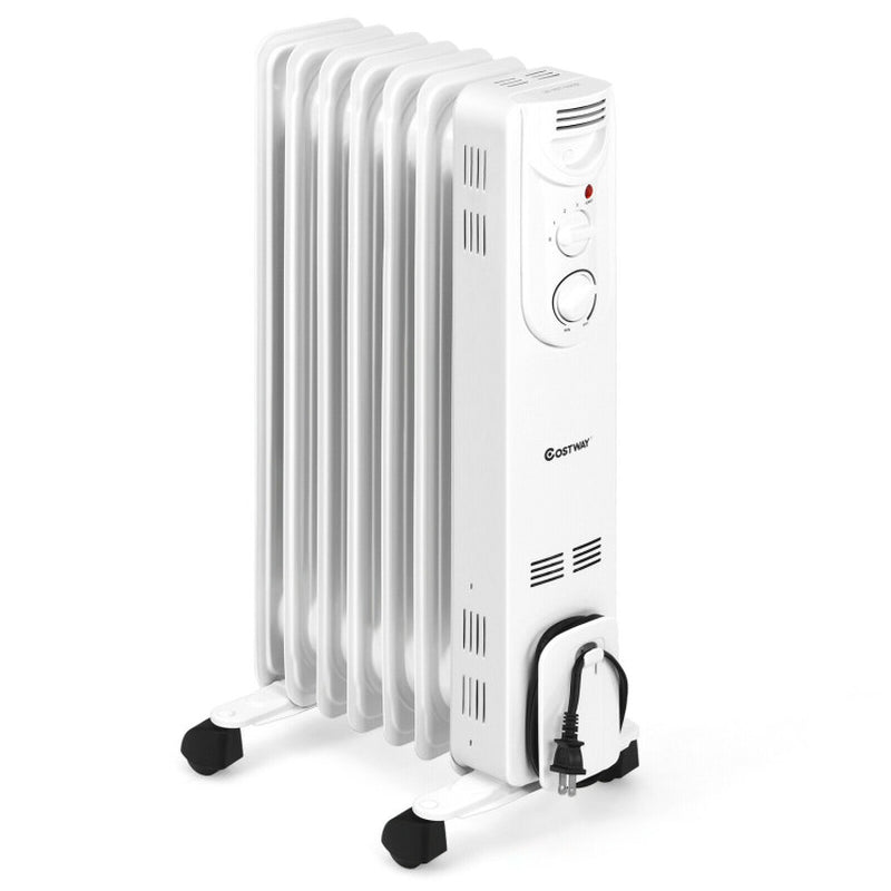1500W Electric Space Heater, 3 Heat Settings, Safety Features