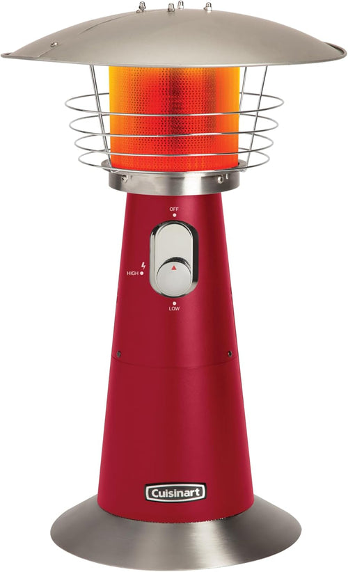 11000 BTU COH-513 Tabletop Propane Patio Heater, Compact Outdoor Heater, Red