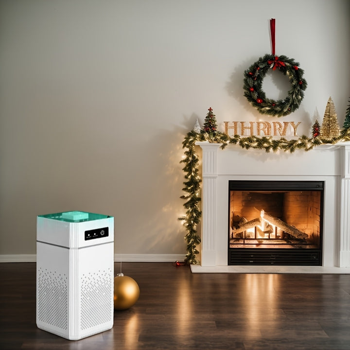 USB Air Purifier, Compact Whisper-Quiet Model, Filters Smoke, Pet Dander, VOCs