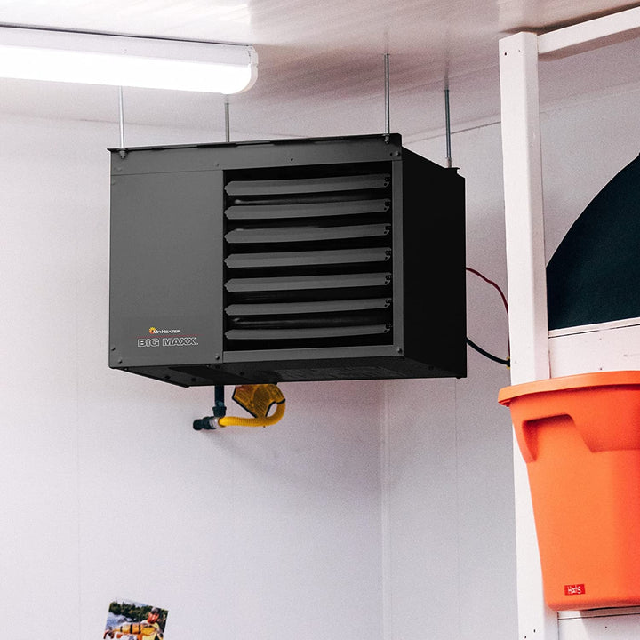 Big Maxx MHU80NG Natural Gas Unit Heater, 80000 BTU, Black