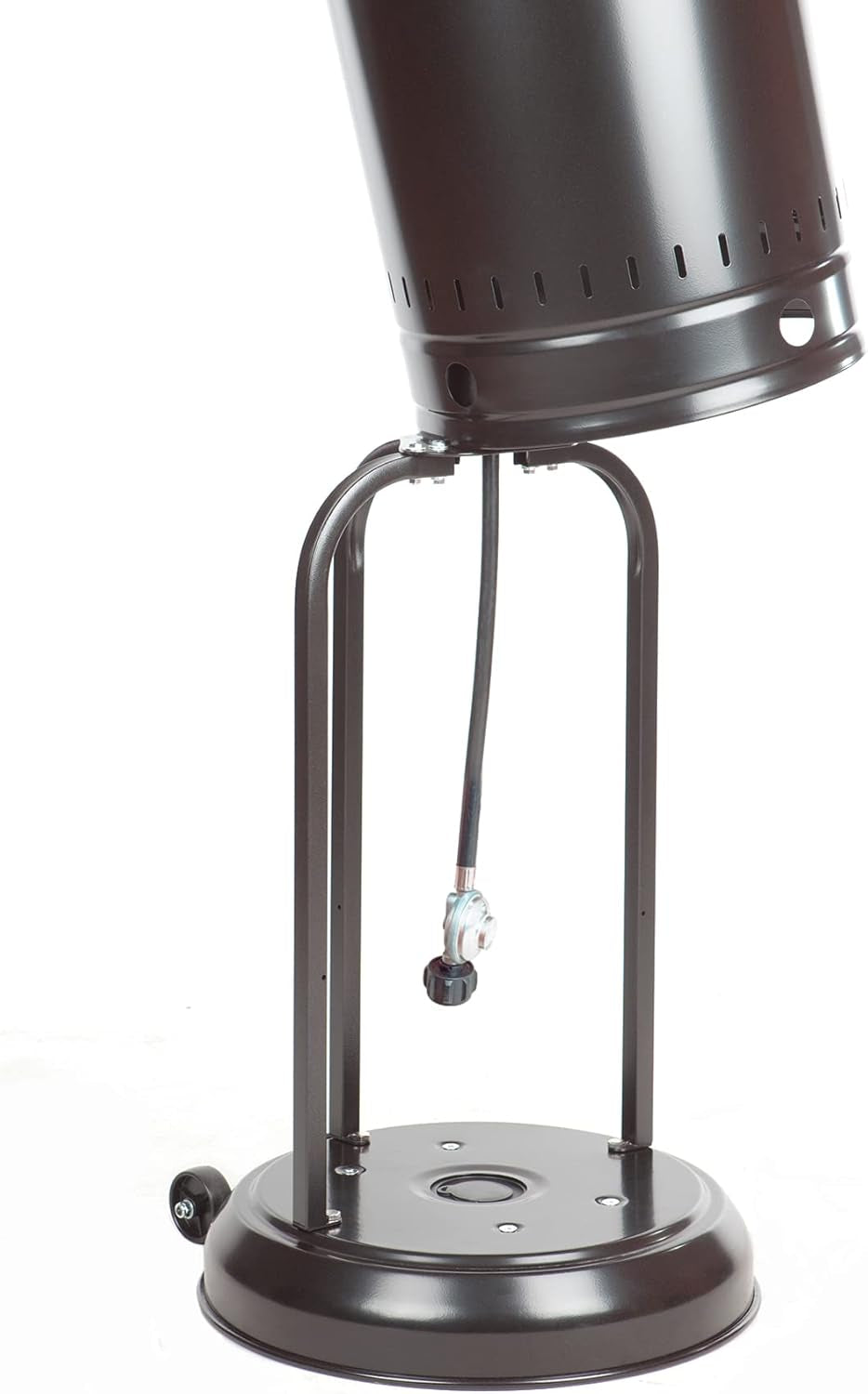 46000 BTU Commercial Outdoor Propane Patio Heater with Wheels, Havana Bronze Finish