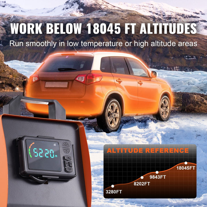 12V 8KW Diesel Air Heater, Bluetooth & LCD, VEVOR All - in - One for RV, Garage, Car - UFOHEATERS