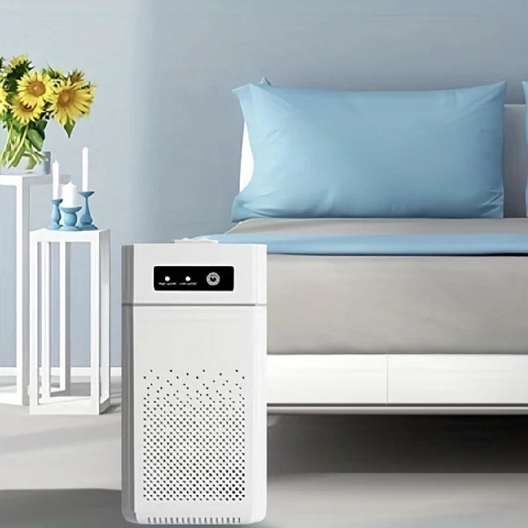 USB Air Purifier, Compact Whisper-Quiet Model, Filters Smoke, Pet Dander, VOCs
