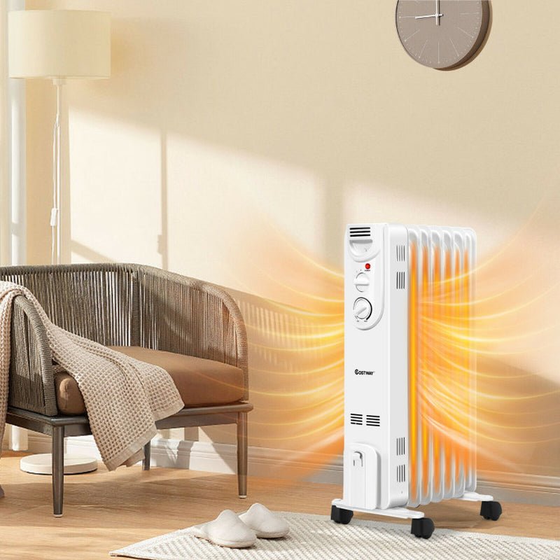 1500W Electric Space Heater, 3 Heat Settings, Safety Features - UFOHEATERS