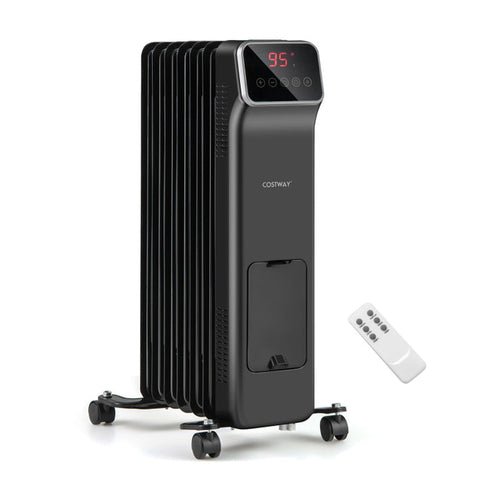 1500W Oil - Filled Radiator Heater, Remote Control & Timer - UFOHEATERS