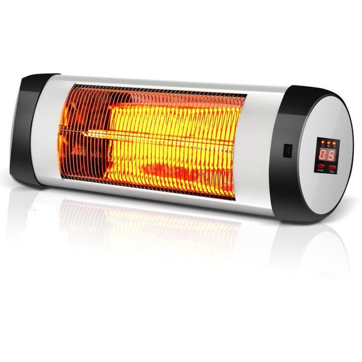 1500W Wall - Mounted Electric Patio Infrared Heater with Remote, Weatherproof Design - UFOHEATERS