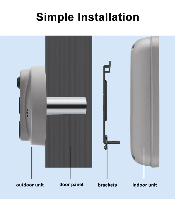 PD-20 Smart Video Doorbell, LCD Screen, Motion Sensor, Mobile Compatible
