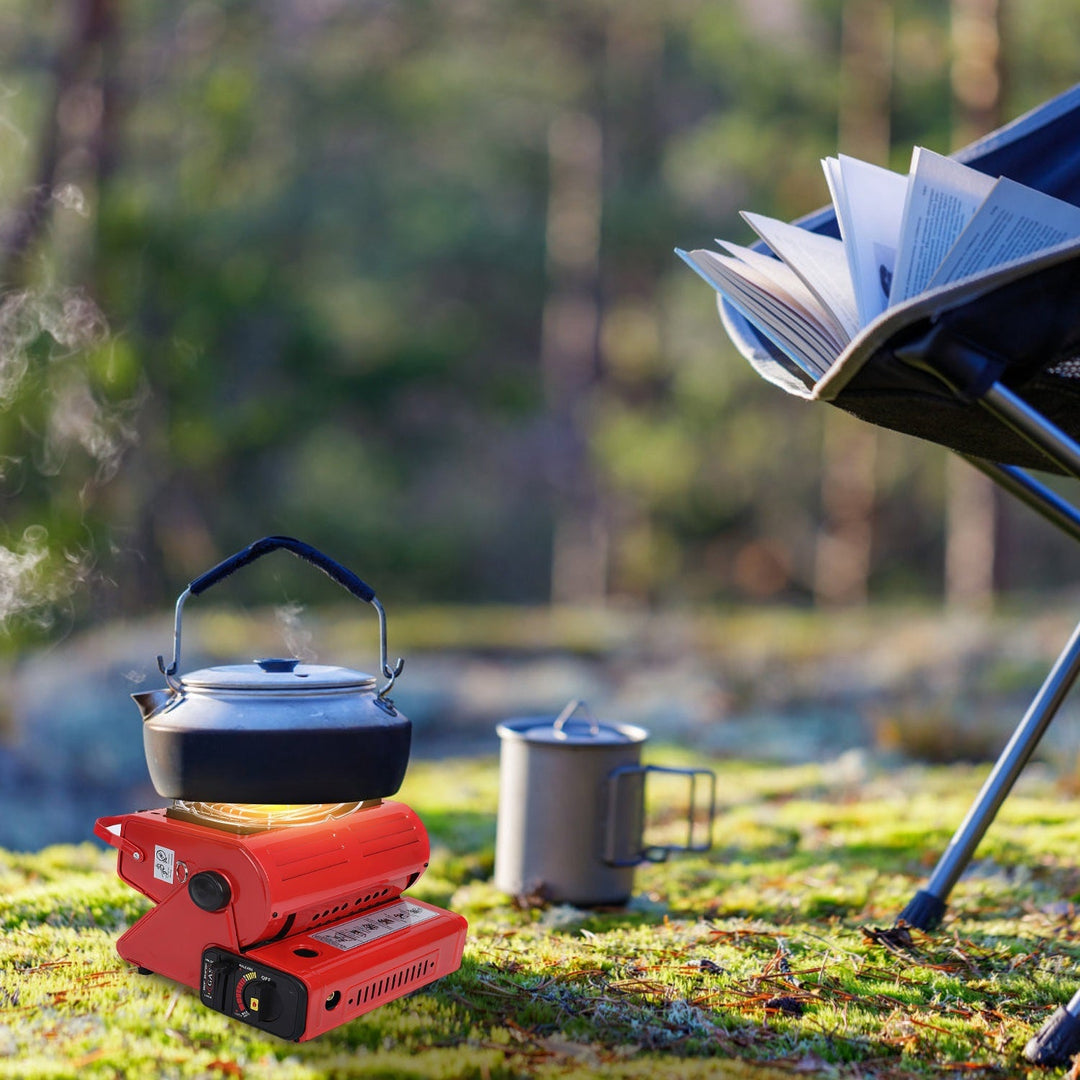 2 - in - 1 Portable Butane Gas Heater & Stove, Outdoor Camping & Cooking Use - UFOHEATERS