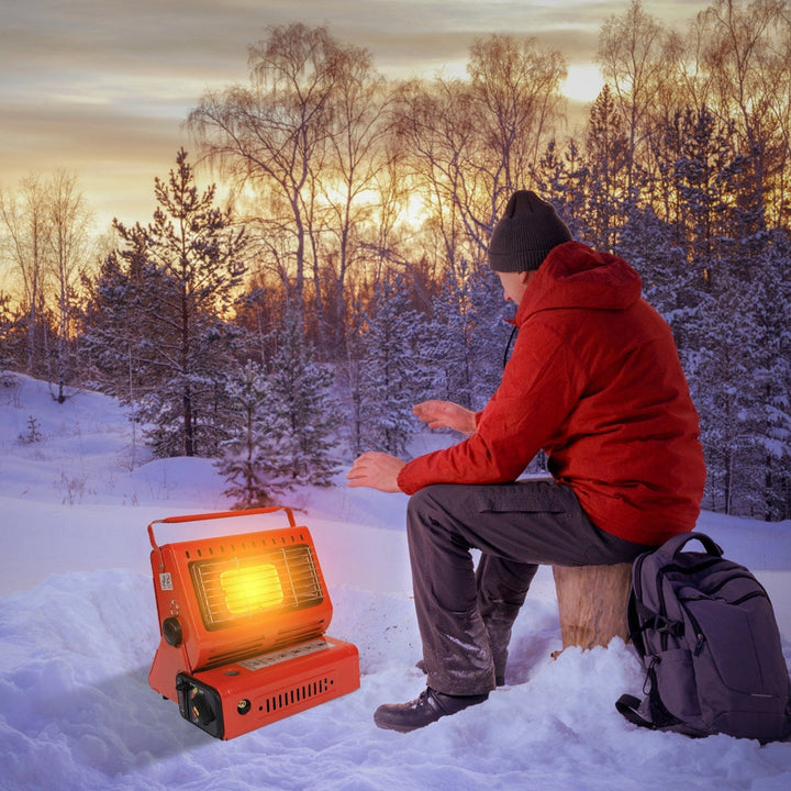 2 - in - 1 Portable Butane Gas Heater & Stove, Outdoor Camping & Cooking Use - UFOHEATERS