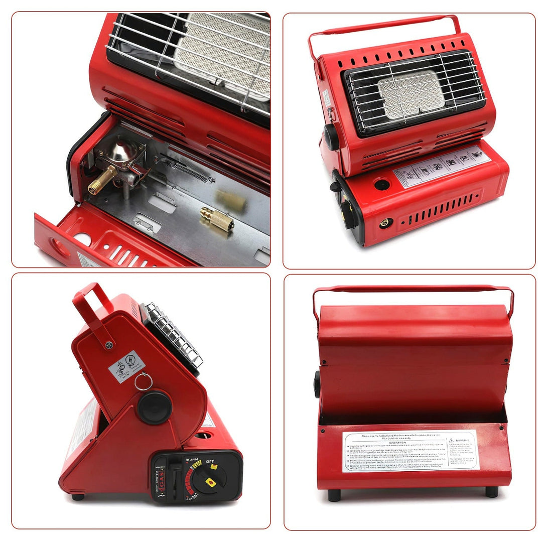 2 - in - 1 Portable Butane Gas Heater & Stove, Outdoor Camping & Cooking Use - UFOHEATERS