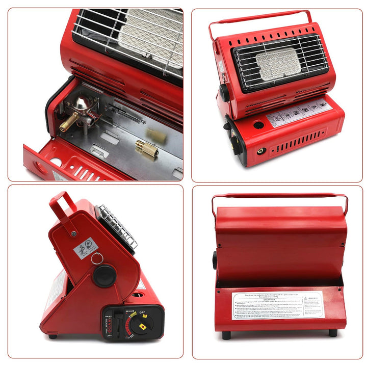 2 - in - 1 Portable Butane Gas Heater & Stove, Outdoor Camping & Cooking Use - UFOHEATERS