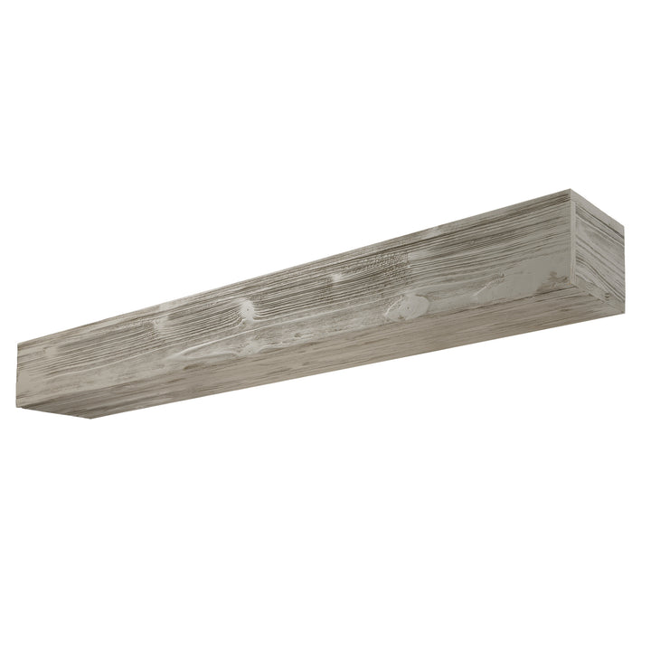 Rustic Floating Wood Mantel, Wall Shelf for Fireplaces & Home Décor