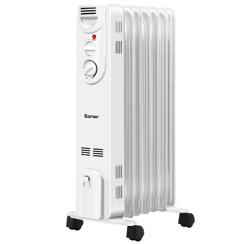 1500W Electric Space Heater, 3 Heat Settings, Safety Features