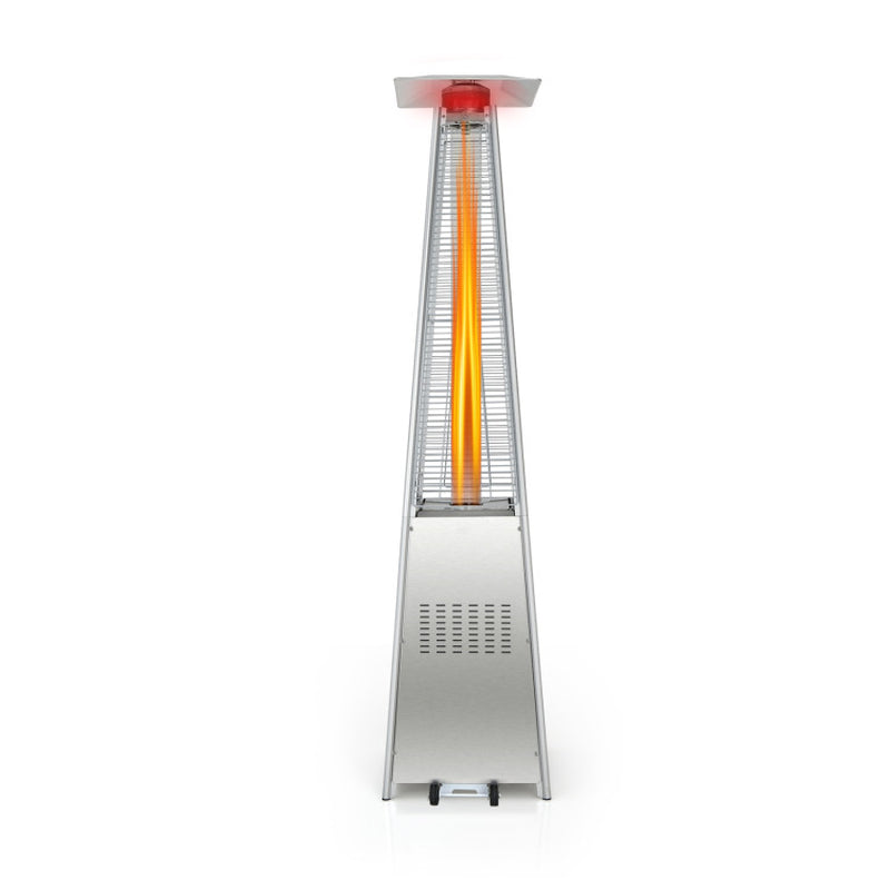 42000 BTU Pyramid Propane Patio Heater with Wheels, Outdoor Commercial Heater