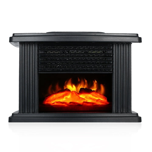 European Electric Fireplace Heater, LED Flame Effect, Stylish Indoor Heating