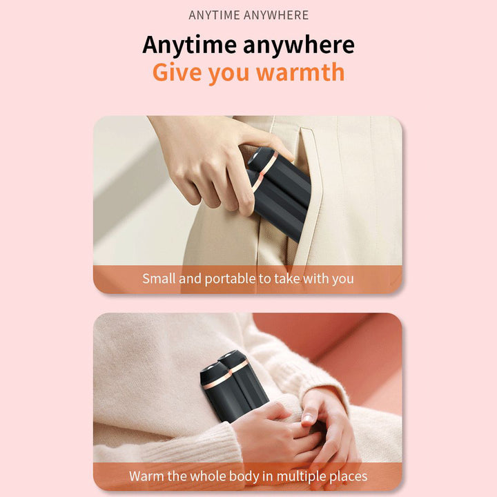 Portable Hand Warmer & Flashlight, Reusable Outdoor Heating for Hiking & Camping
