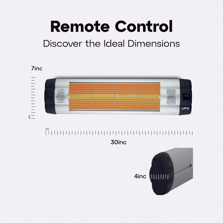 UFO UK-15 Heater with Telescopic Stand, Adjustable Stand, Remote Control