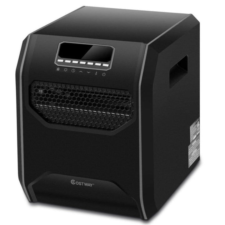 12H Timer Portable Electric Space Heater, Remote Control, Compact
