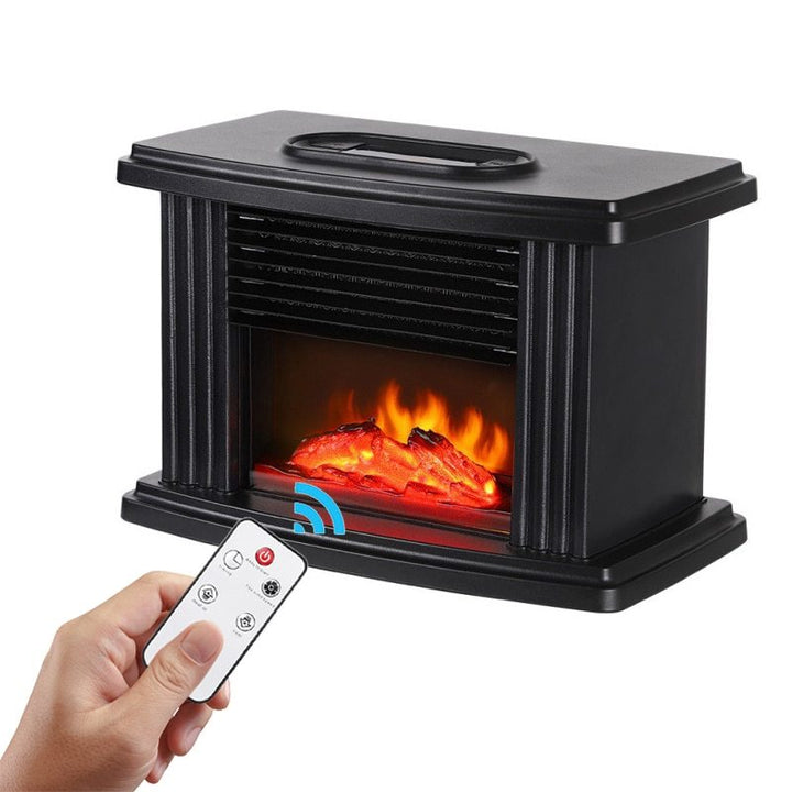 European Electric Fireplace Heater, LED Flame Effect, Stylish Indoor Heating