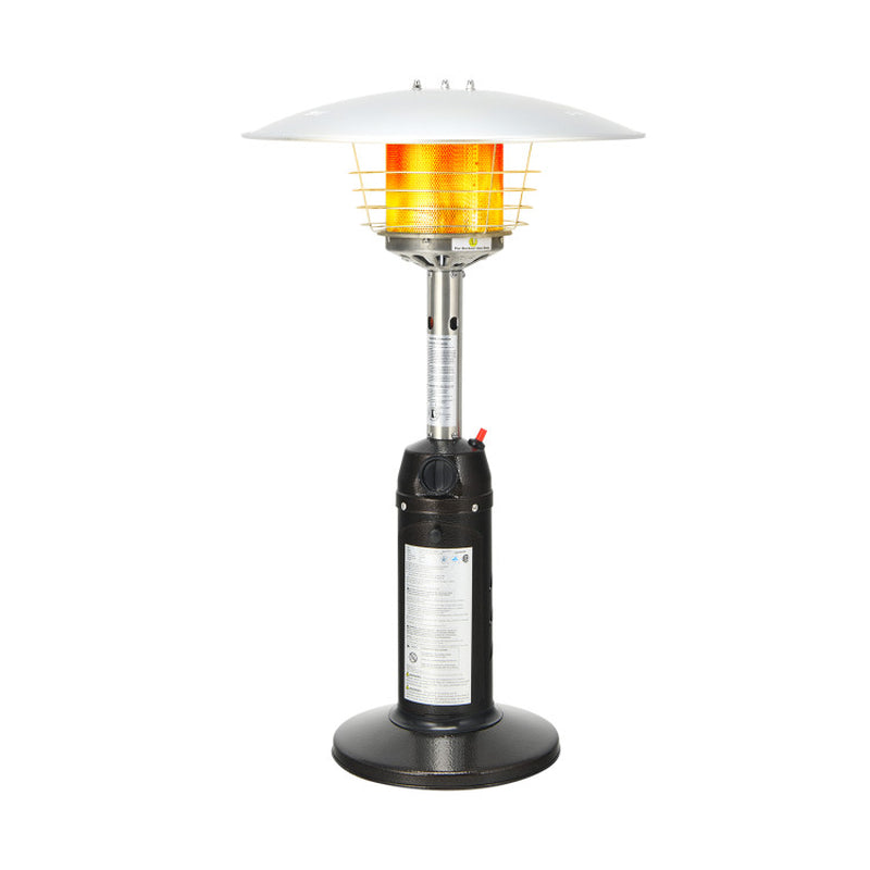 11000 BTU Tabletop Propane Patio Heater, Portable Flame Design