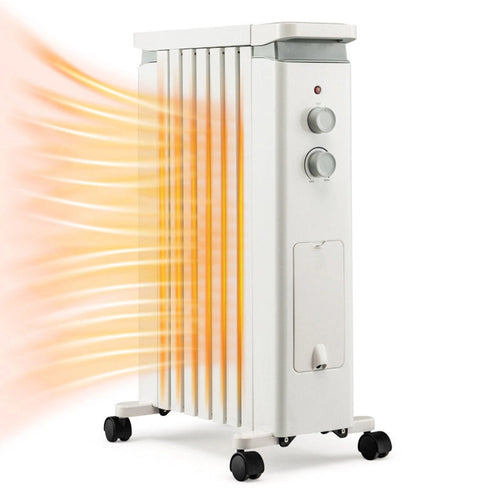 1500W Portable Space Heater with Humidification Box, Quiet Indoor Use
