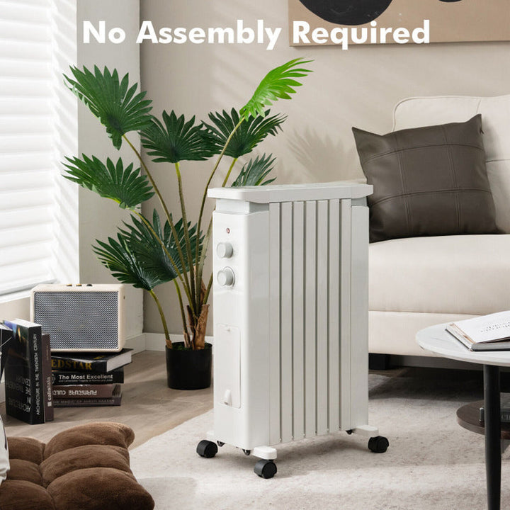 1500W Portable Space Heater with Humidification Box, Quiet Indoor Use