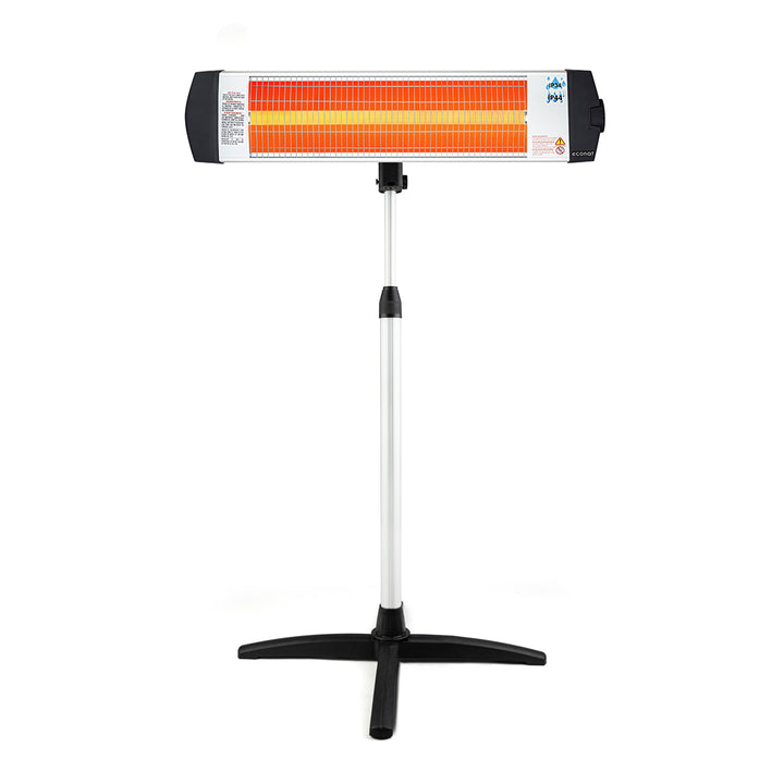 Econat C-15, Stand-Mounted Electric Heater, Adjustable Stand