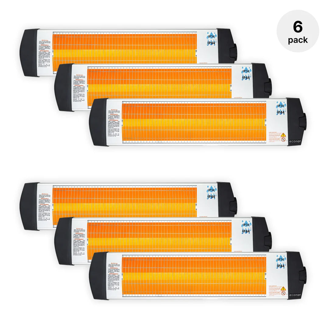 Econat C-15, 1500-Watt Electric Heater with Thermostat for Indoor and Outdoor