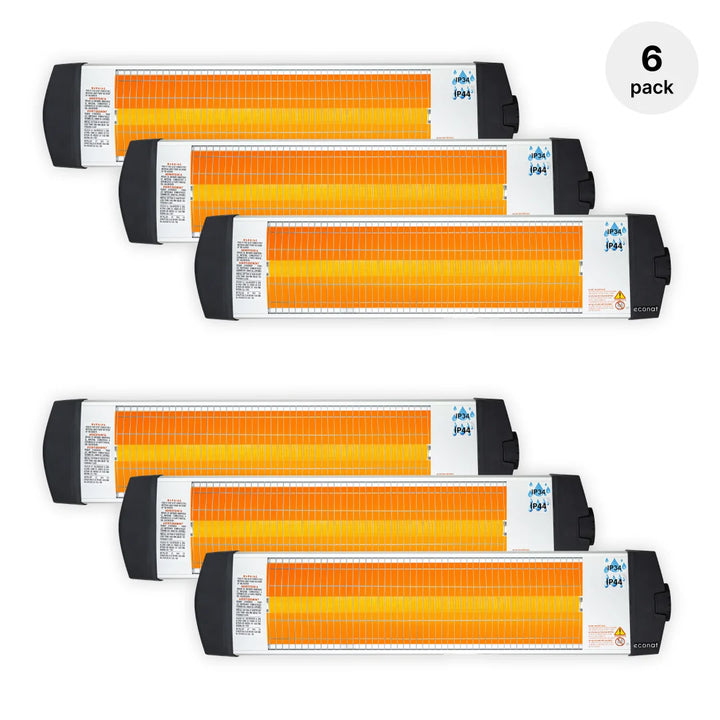 Econat C-15, 1500-Watt Electric Heater with Thermostat for Indoor and Outdoor