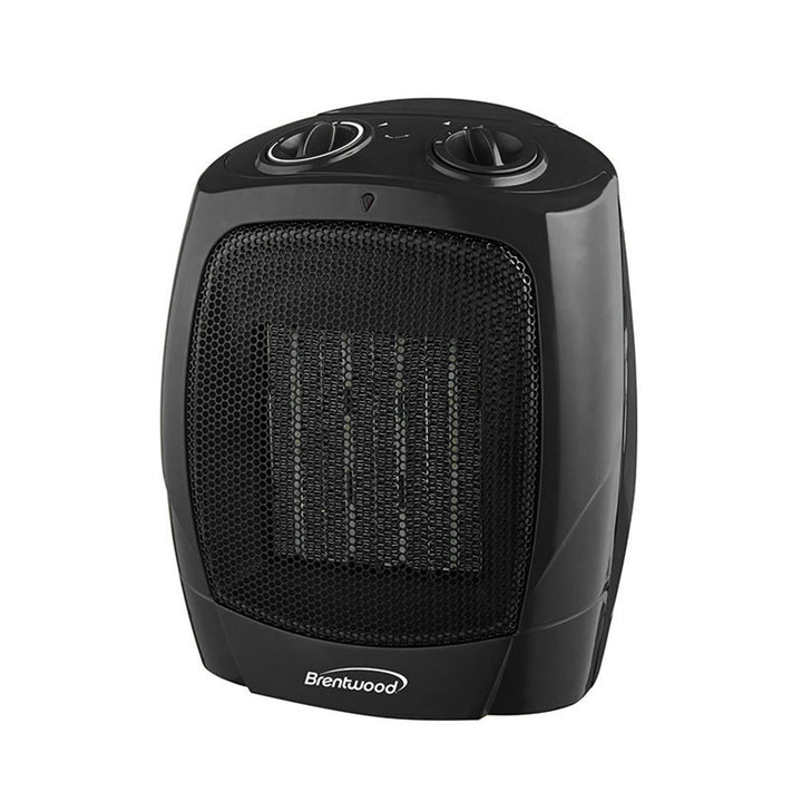 Brentwood 1500W Ceramic Fan Heater, Compact Electric Heater