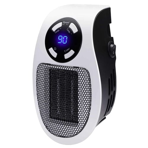 Brentwood 350W Plug-In Wall Space Heater, Compact Electric Heater in White