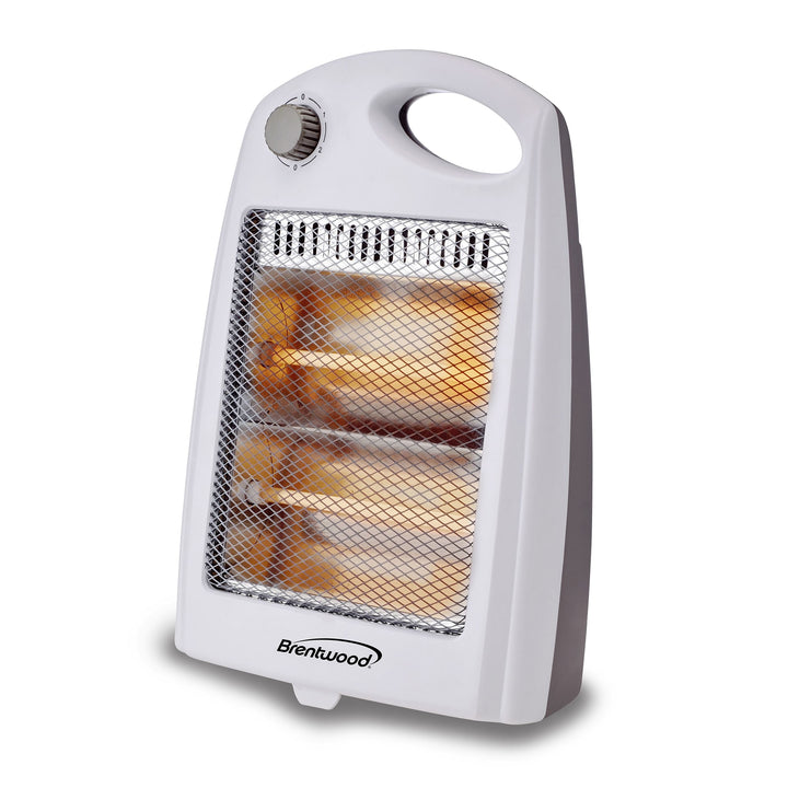 Brentwood 800W Portable Electric Space Heater, White Finish