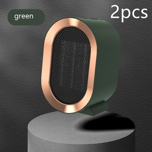 Desktop Electric PTC Mini Fan Heater, 220V, Compact Design