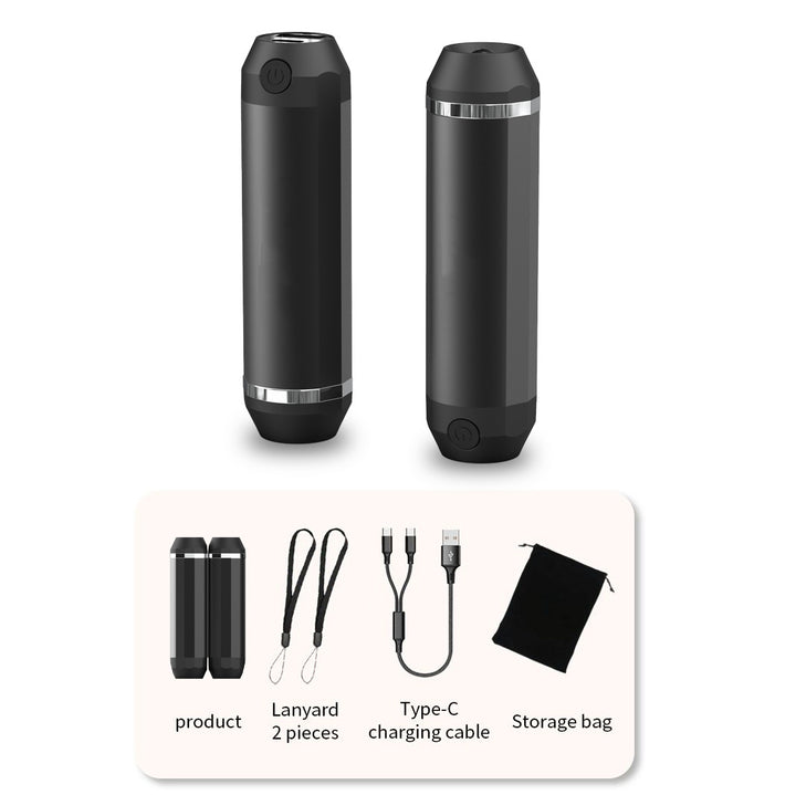 Portable Hand Warmer & Flashlight, Reusable Outdoor Heating for Hiking & Camping