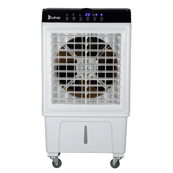 Portable Evaporative Cooler, 2353 CFM, 4 Ice Packs, Remote, Indoor/Outdoor Use