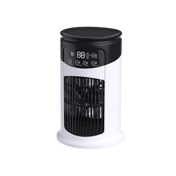 Portable Desktop Air Cooler, Mini Fan with Humidifier & 3-Speed Cooling