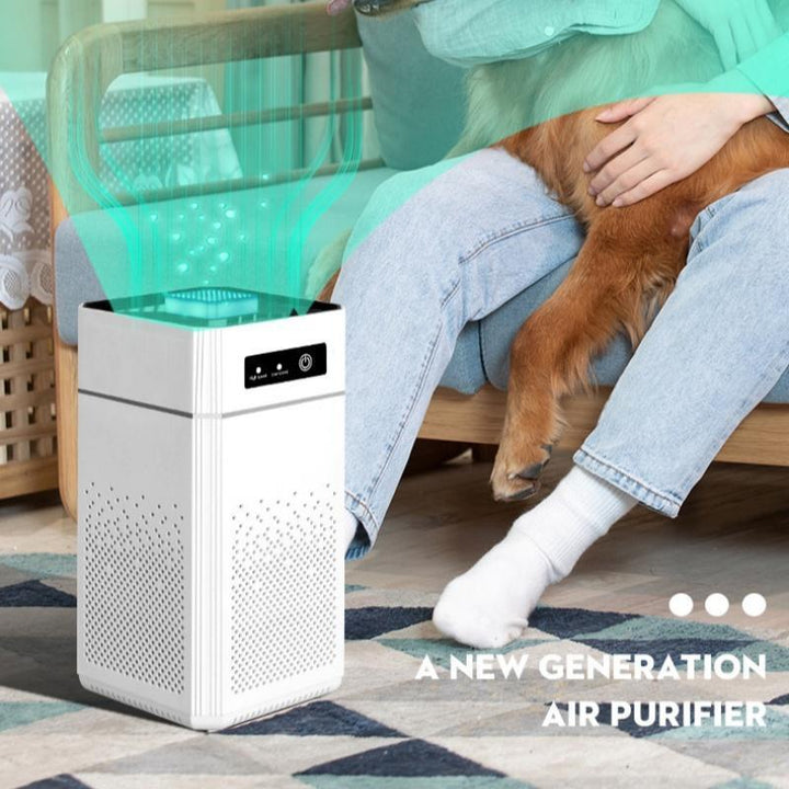 USB Air Purifier, Compact Whisper-Quiet Model, Filters Smoke, Pet Dander, VOCs