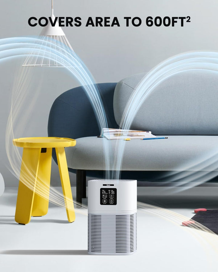 Smart Desktop Air Purifier, H13 HEPA, Auto Mode, Aroma, 169 ft² Coverage