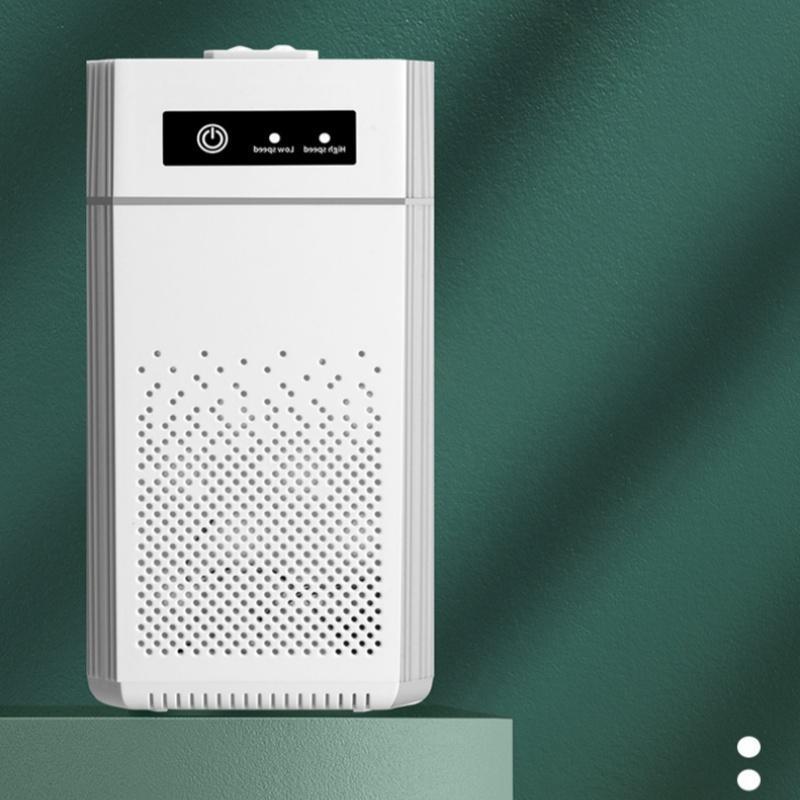 USB Air Purifier, Compact Whisper-Quiet Model, Filters Smoke, Pet Dander, VOCs