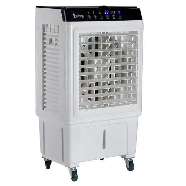 Portable Evaporative Cooler, 2353 CFM, 4 Ice Packs, Remote, Indoor/Outdoor Use
