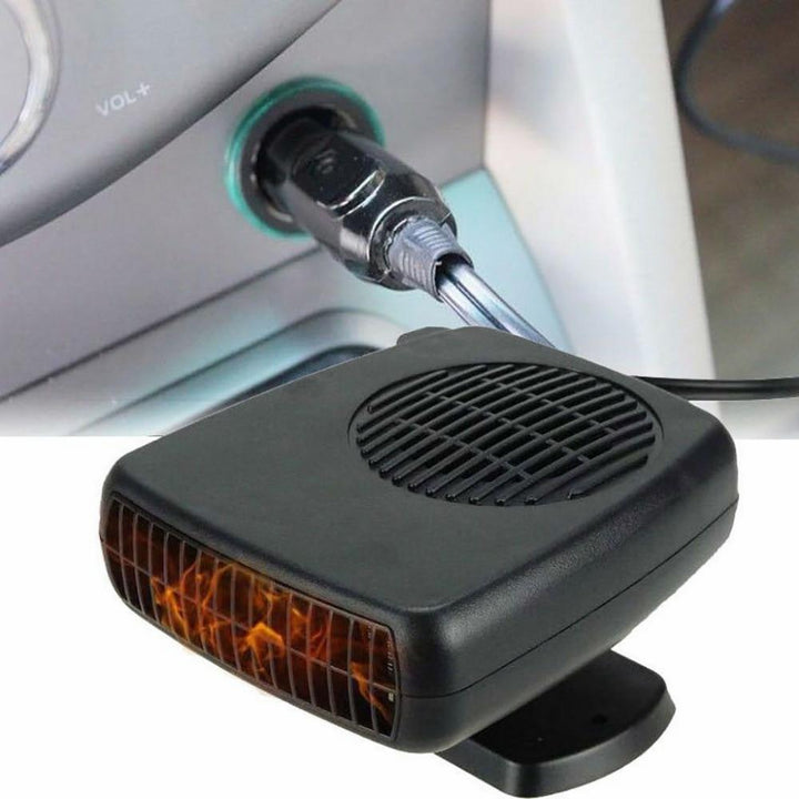 200W 2-in-1 Portable Car Heater & Windshield Defroster, Compact Auto Heater