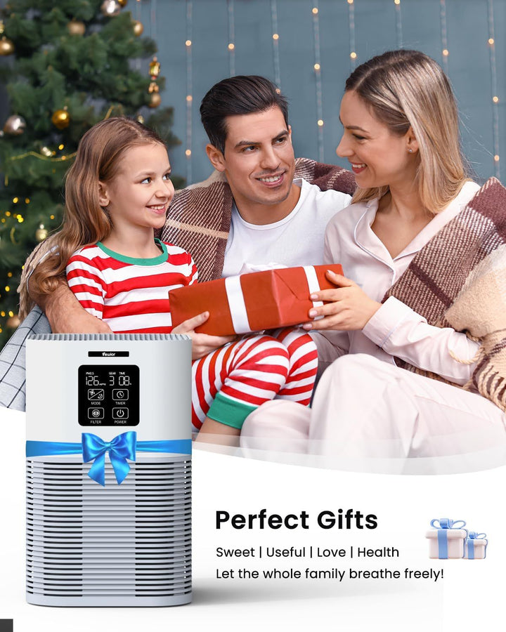 Smart Desktop Air Purifier, H13 HEPA, Auto Mode, Aroma, 169 ft² Coverage