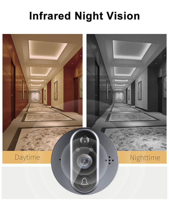 PD-20 Smart Video Doorbell, LCD Screen, Motion Sensor, Mobile Compatible