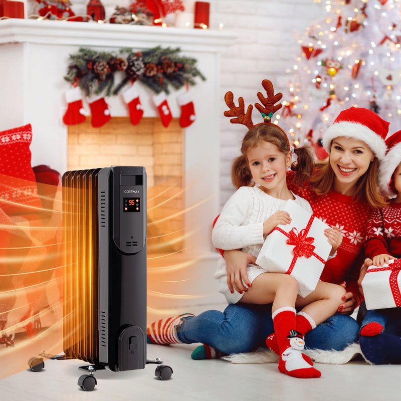 Oil - Filled Radiator Heater, Adjustable Thermostat, Silent Operation - UFOHEATERS