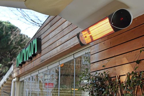 Optimus H - 5511 Infrared Quartz Space Heater, 400W/800W, Compact and Silent - UFOHEATERS
