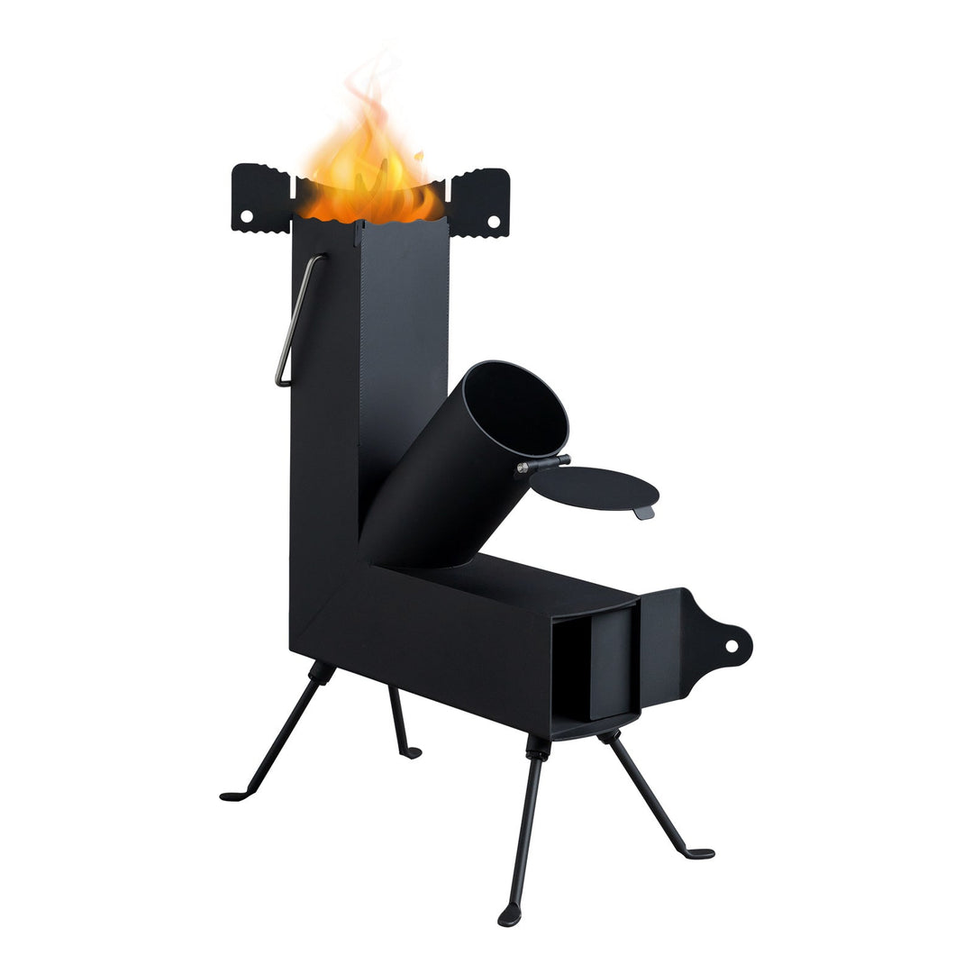 Outdoor Rocket Stove, Portable Fast - Heating Camping Heater & Cooker - UFOHEATERS