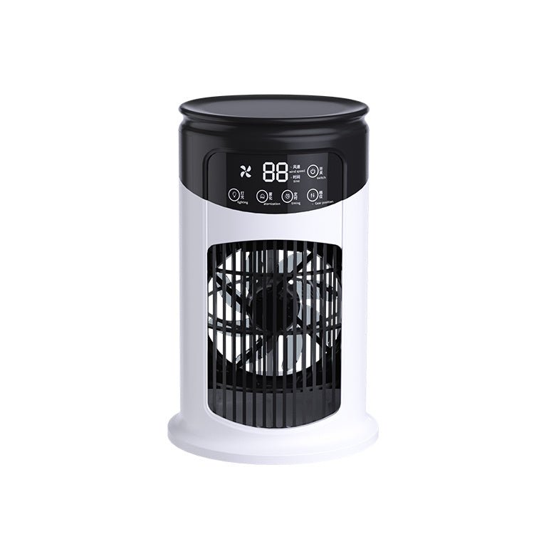 Portable Desktop Air Cooler, Mini Fan with Humidifier & 3 - Speed Cooling - UFOHEATERS