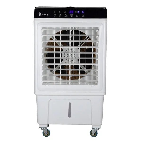 Portable Evaporative Cooler, 2353 CFM, 4 Ice Packs, Remote, Indoor/Outdoor Use - UFOHEATERS