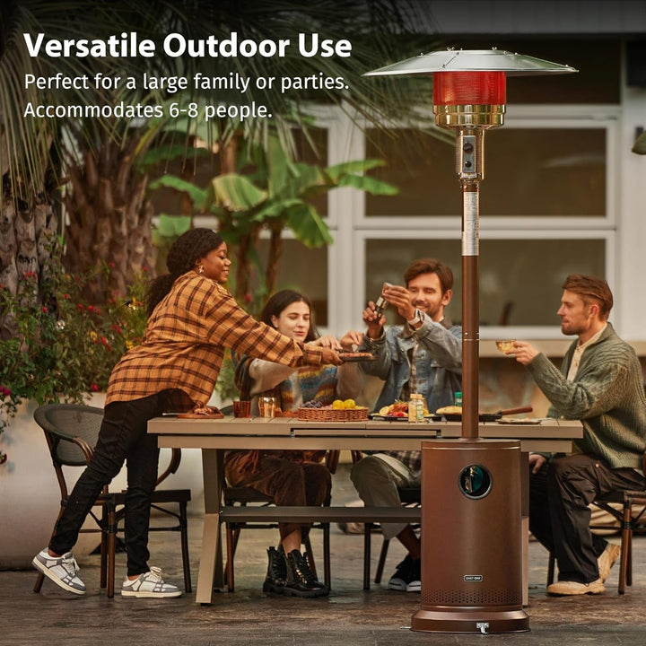 Powerful Patio Heater for Outdoor Comfort, Tall Flame Tower - UFOHEATERS